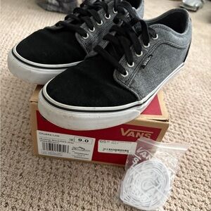 Vans Men's Black and Gray Sneakers